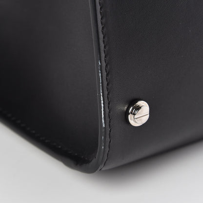 Givenchy Smooth Calfskin Small Horizon Satchel Black 10 of 11