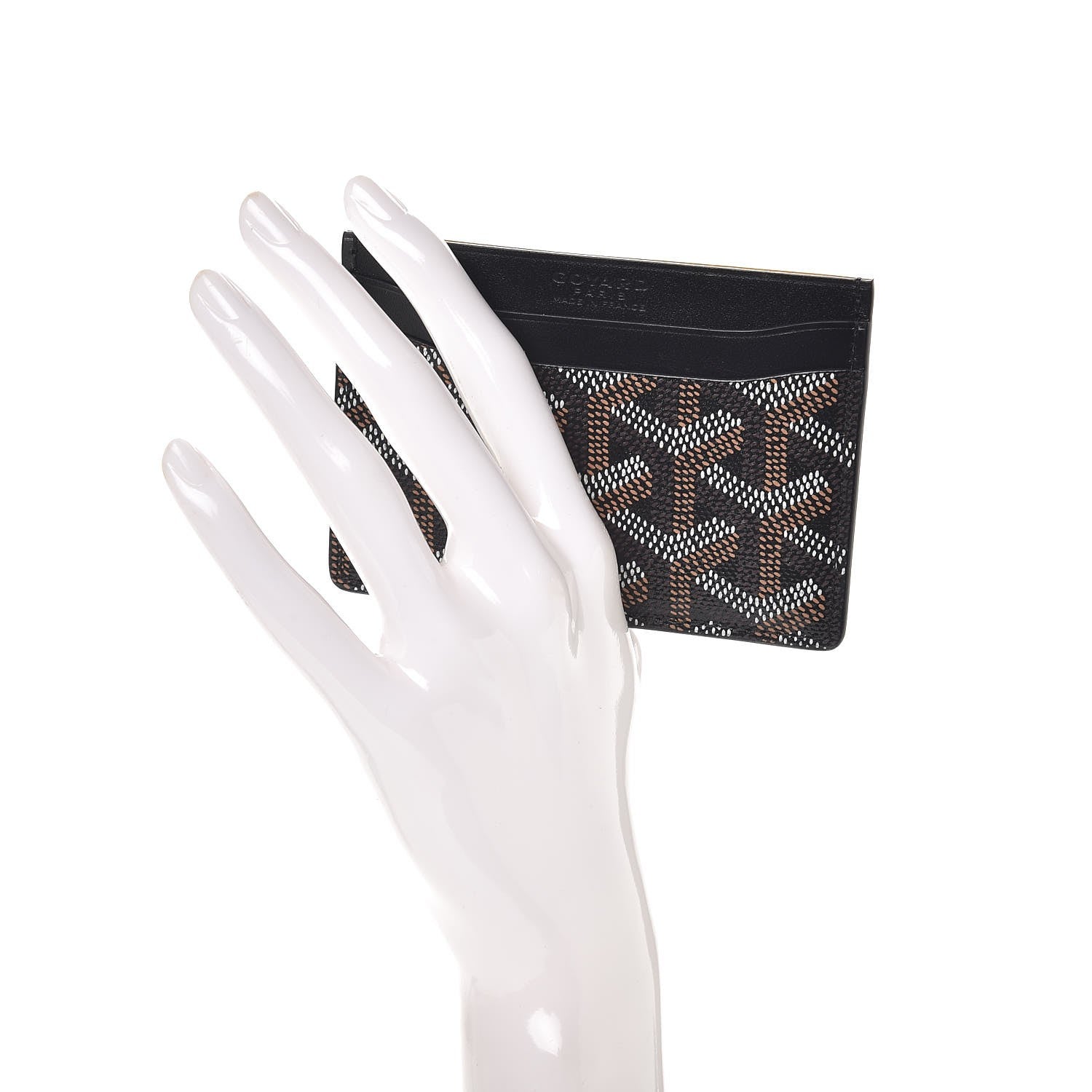 Goyard Goyardine Saint Sulpice Card Holder Black 2 of 7
