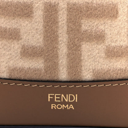 Fendi Wool Vitello King FF 1974 Mini Mon Tresor Bucket Bag Beige Cammello Sand 7 of 11