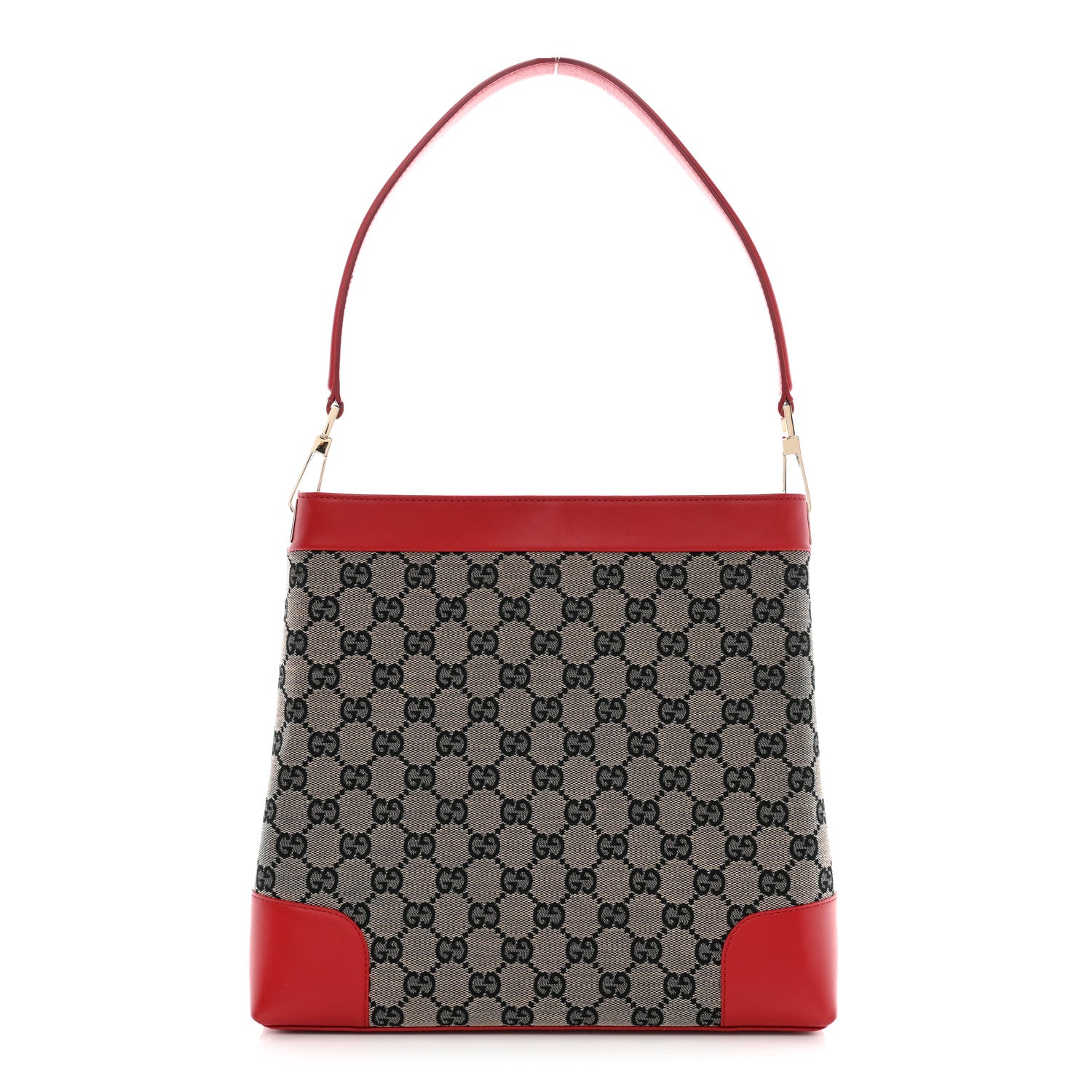 Gucci Monogram Shoulder Bag Dark Red 1 of 11
