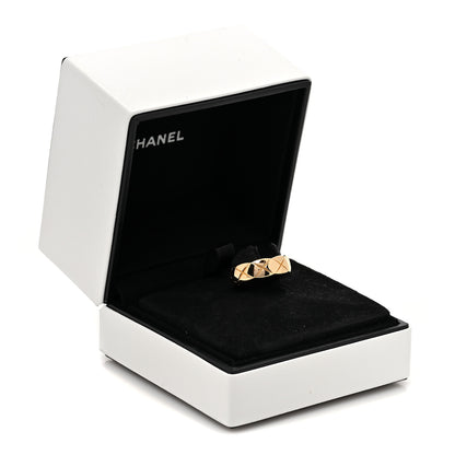 Chanel 18K Beige Gold Small Coco Crush Ring 55 7.5 6 of 6