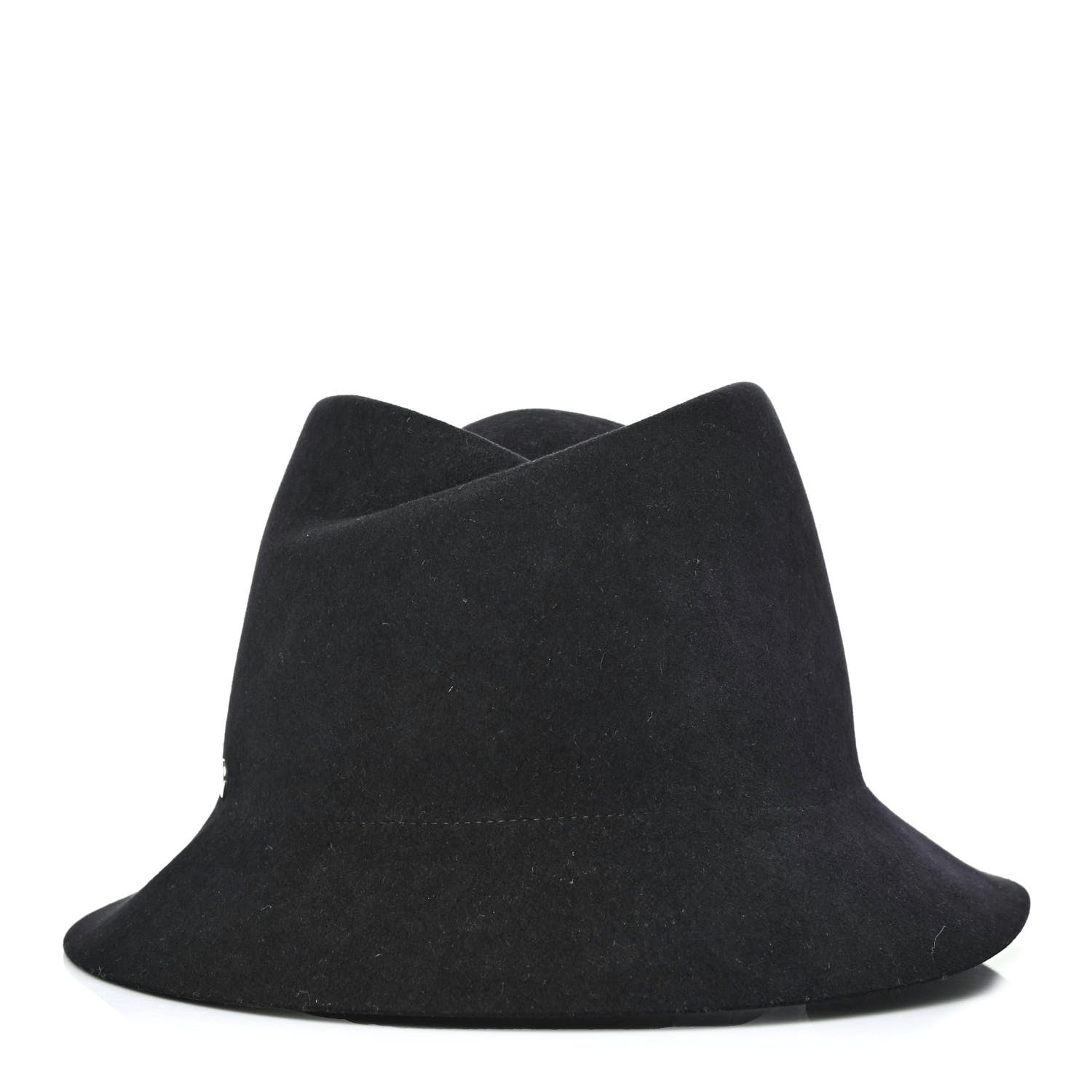 Hermes Rabbit Felt Hat 56 Black 1 of 5