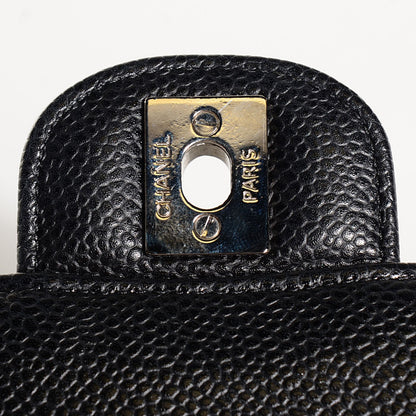 Chanel Caviar Quilted Medium Double Flap Black 5 of 10