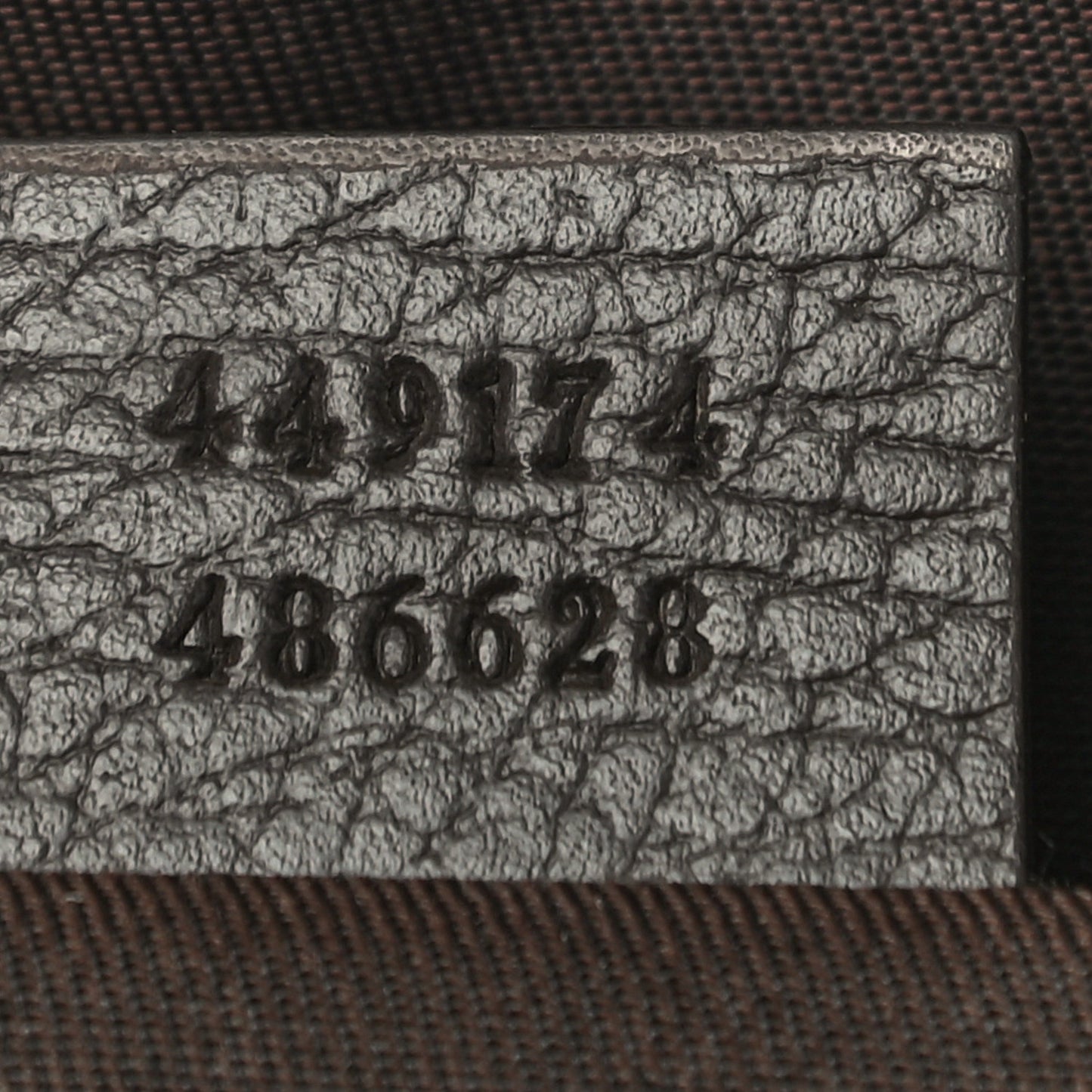 Monogram Belt Bag Dark Brown
