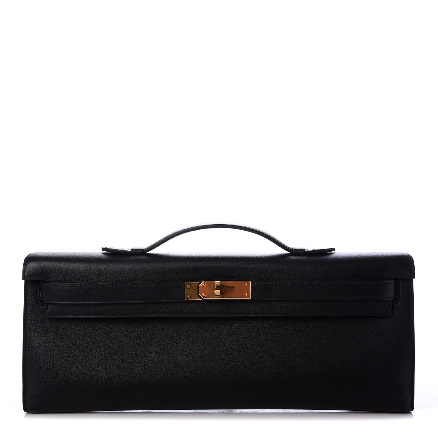 Swift Kelly Cut Clutch Pochette Black