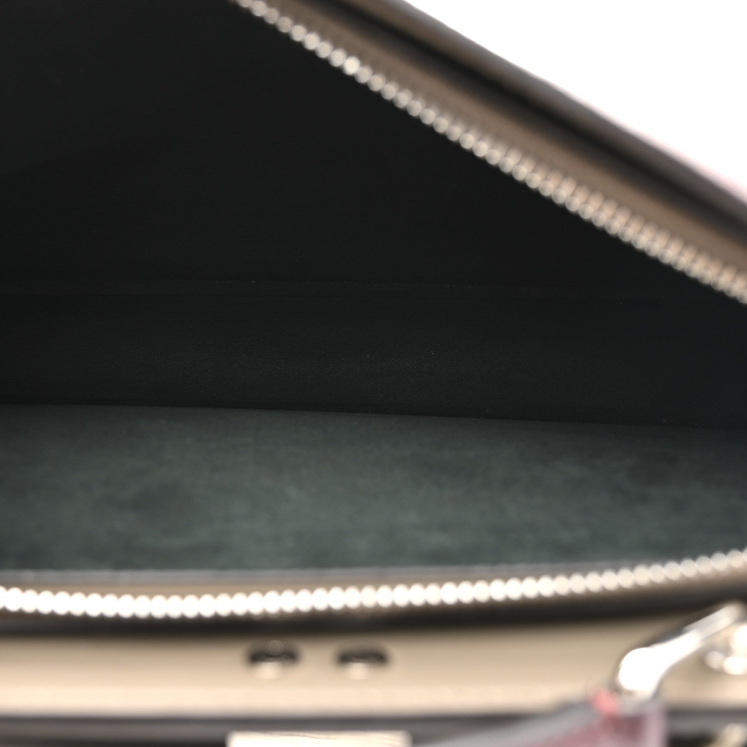 Fendi Cuoio Romano Vitello Cover Glazed Fabric Bi-Color FF 1974 Mini Peekaboo I SEE U Satchel  Ghianda Grezzo 4 of 13