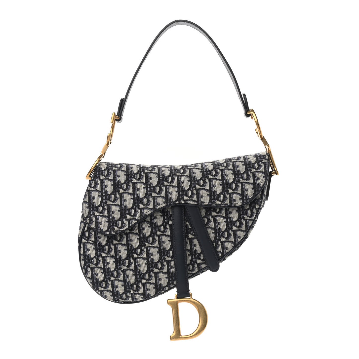 Oblique Saddle Bag Blue