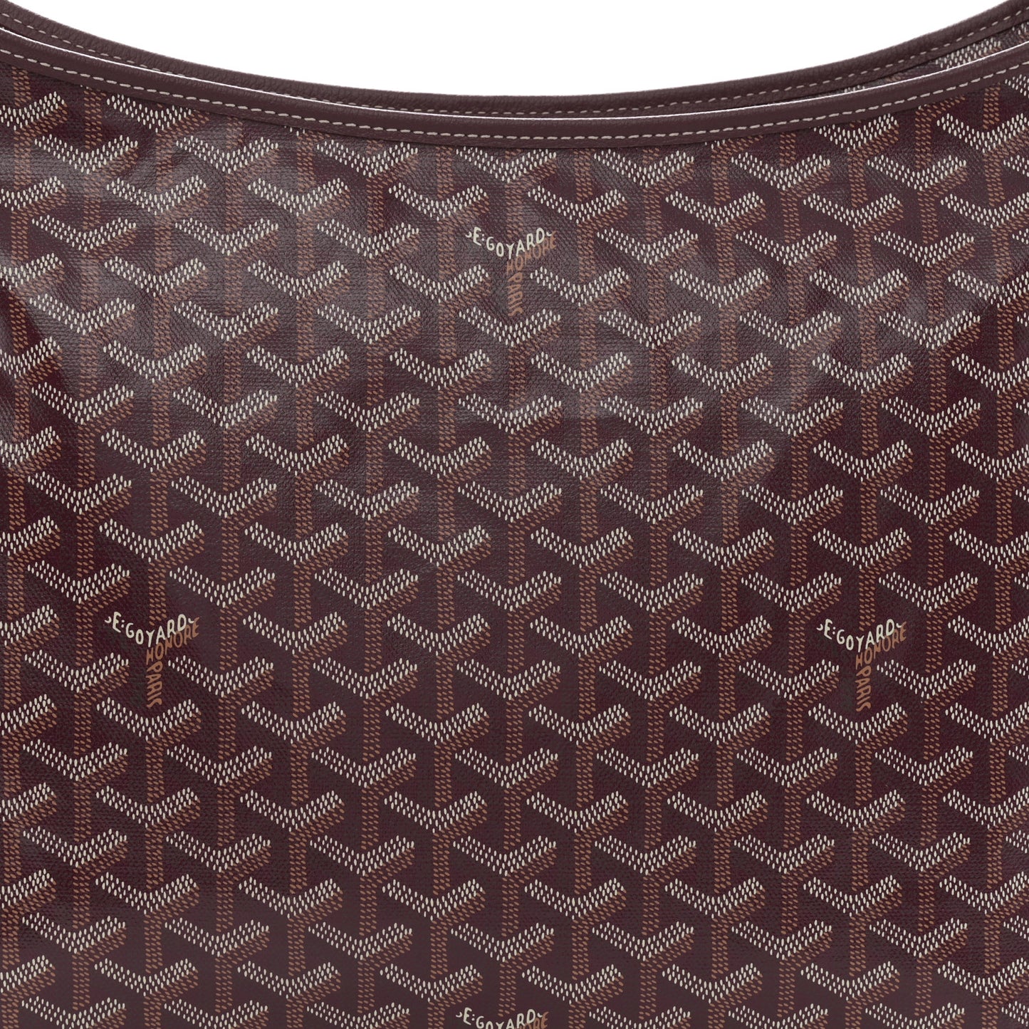 Goyardine Boheme Hobo Burgundy