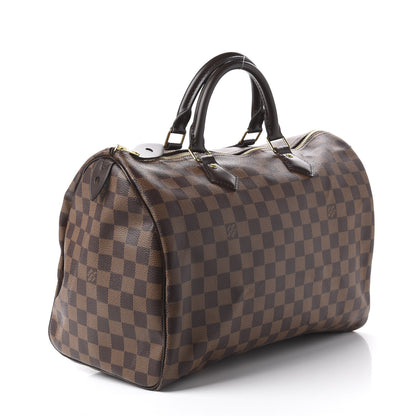 Louis Vuitton Damier Ebene Speedy 35 2 of 12