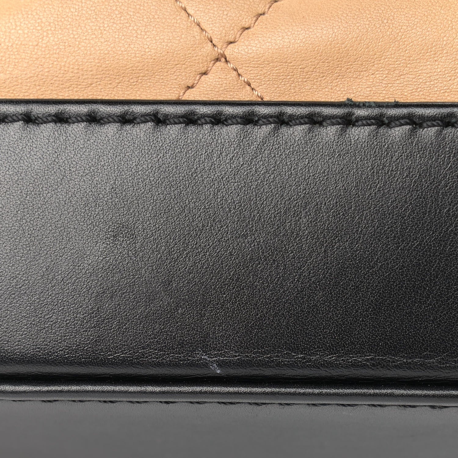 Chanel Calfskin Quilted VIP Flap Beige Black 11 of 14