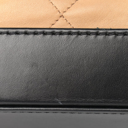 Chanel Calfskin Quilted VIP Flap Beige Black 11 of 14