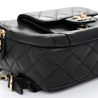 Chanel Caviar Quilted Small CC Day Backpack Black 9 of 11