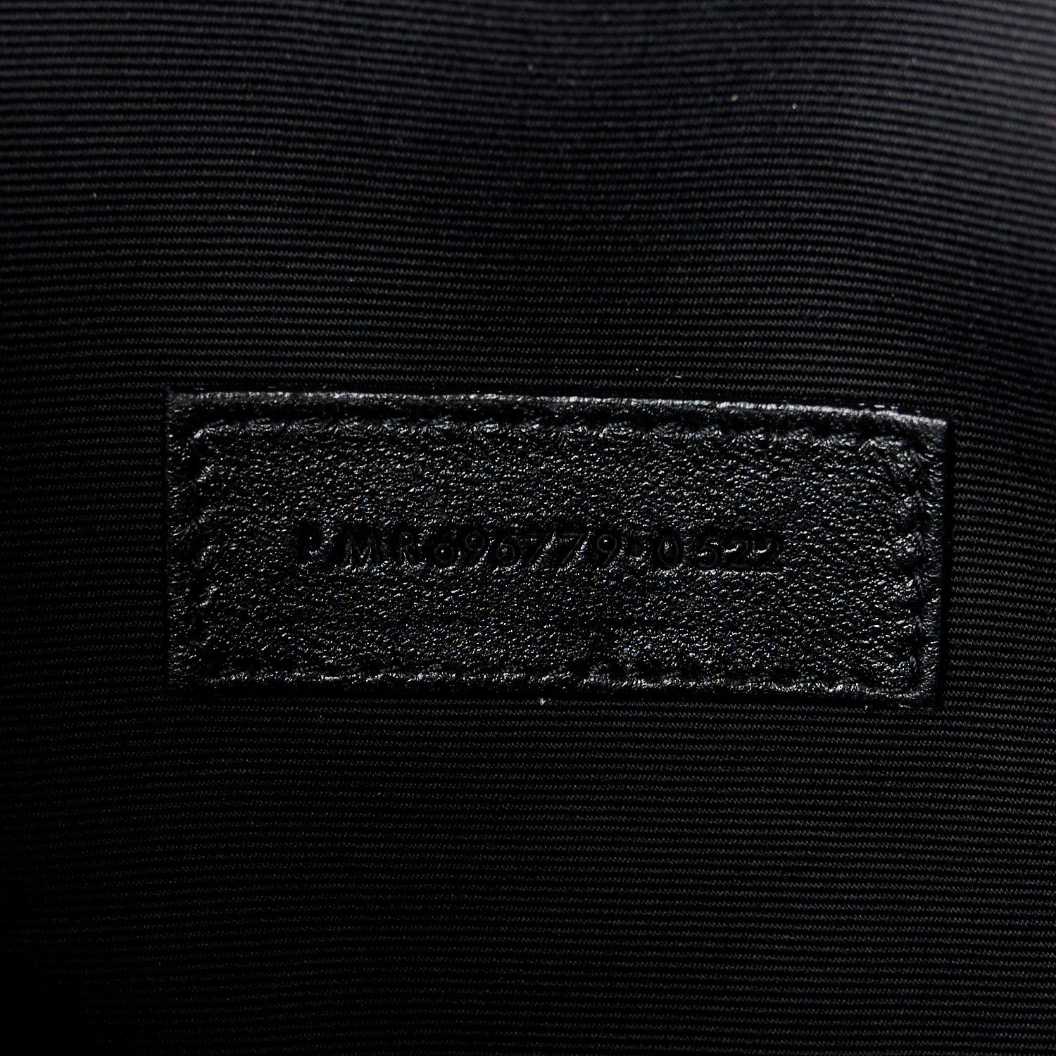 Saint Laurent Lambskin Monogram Medium Sade Puffer Pouch Black 7 of 10