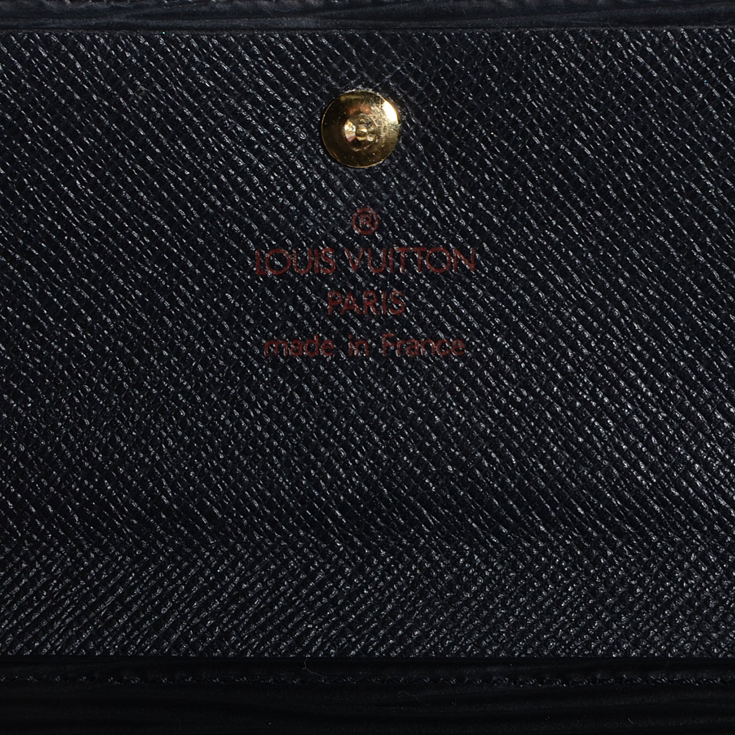 Louis Vuitton Epi Elise Wallet Black 6 of 8