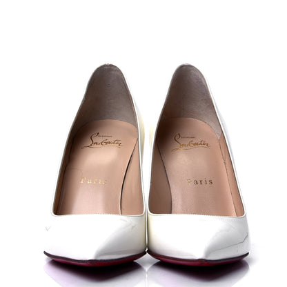 Christian Louboutin Patent Decollete 554 85 Pumps 36.5 White 2 of 6