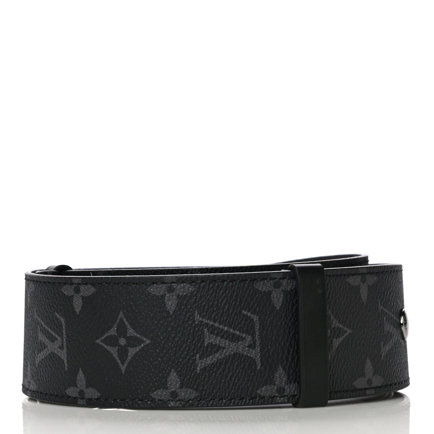 Louis Vuitton Monogram Eclipse Reversible Bandouliere Shoulder Strap 3 of 9