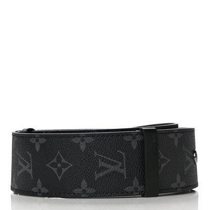 Louis Vuitton Monogram Eclipse Reversible Bandouliere Shoulder Strap 3 of 9