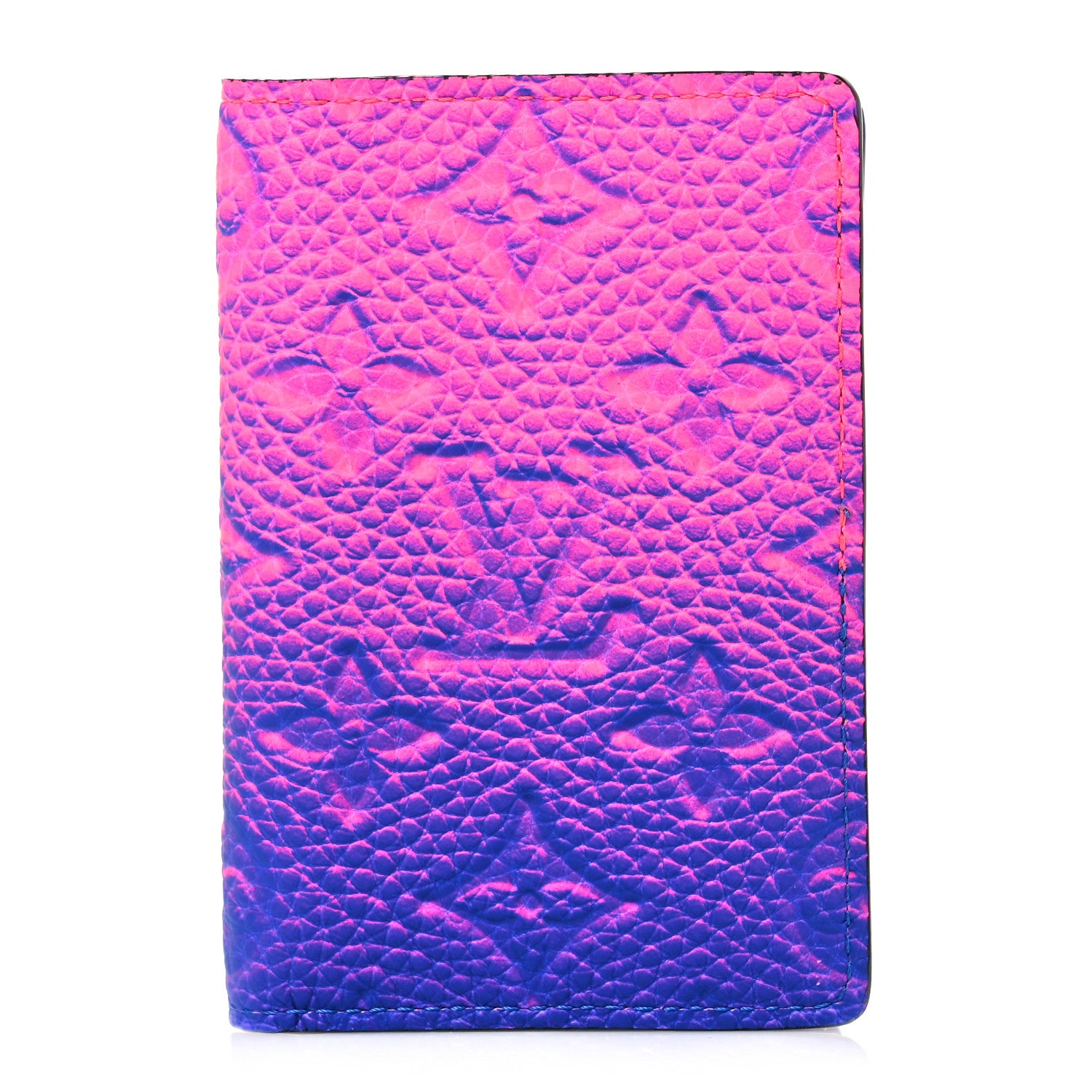 Louis Vuitton Taurillon Illusion Pocket Organizer Bleu Rose 1 of 7