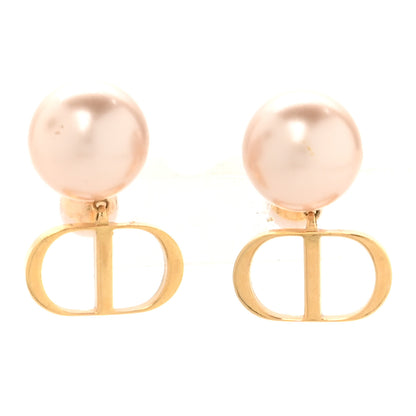 Christian Dior Pearl Mise En Dior CD Tribal Earrings Pink 2 of 8