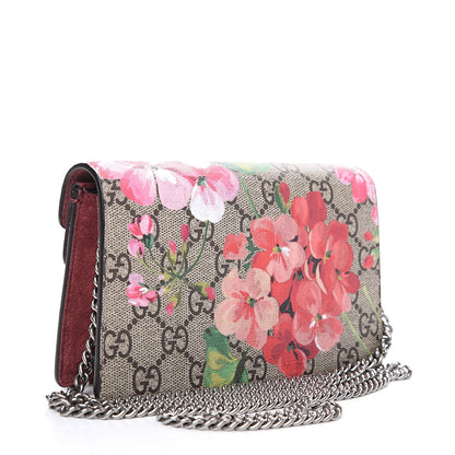 Gucci GG Supreme Monogram Blooms Super Mini Dionysus Shoulder Bag Beige Multicolor Dry Rose 2 of 12