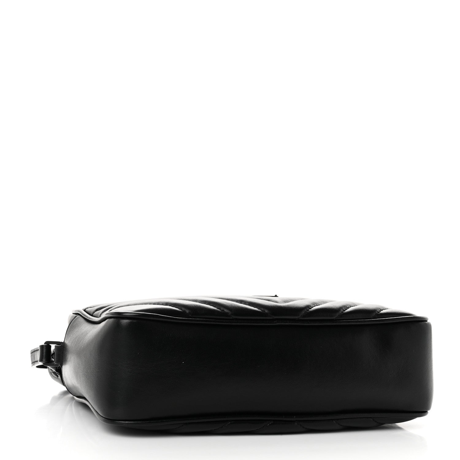 Saint Laurent Calfskin Matelasse Monogram Monochrome Lou Camera Bag Black 4 of 10