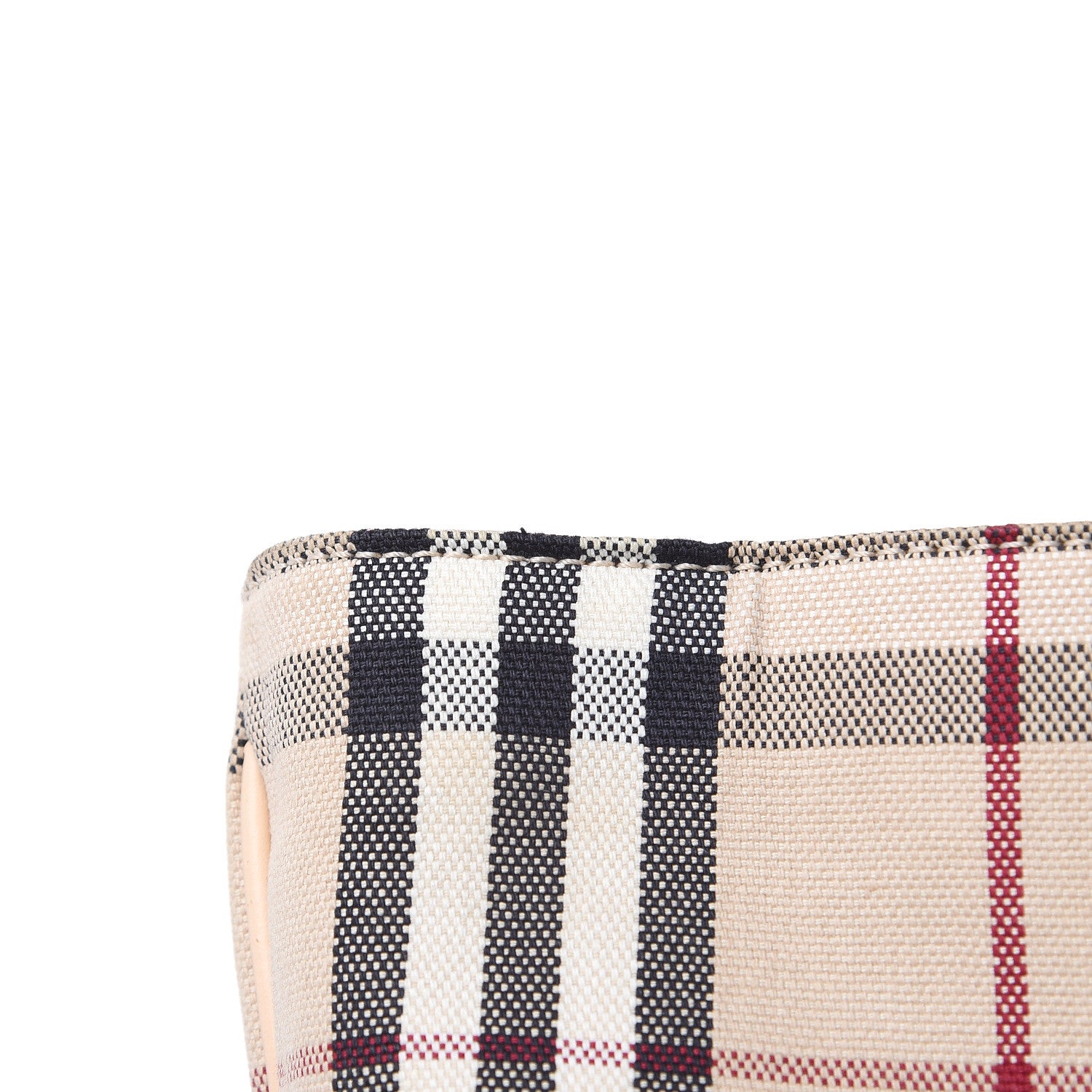 Burberry Canvas House Check Front Pocket Tote Beige 15 of 20