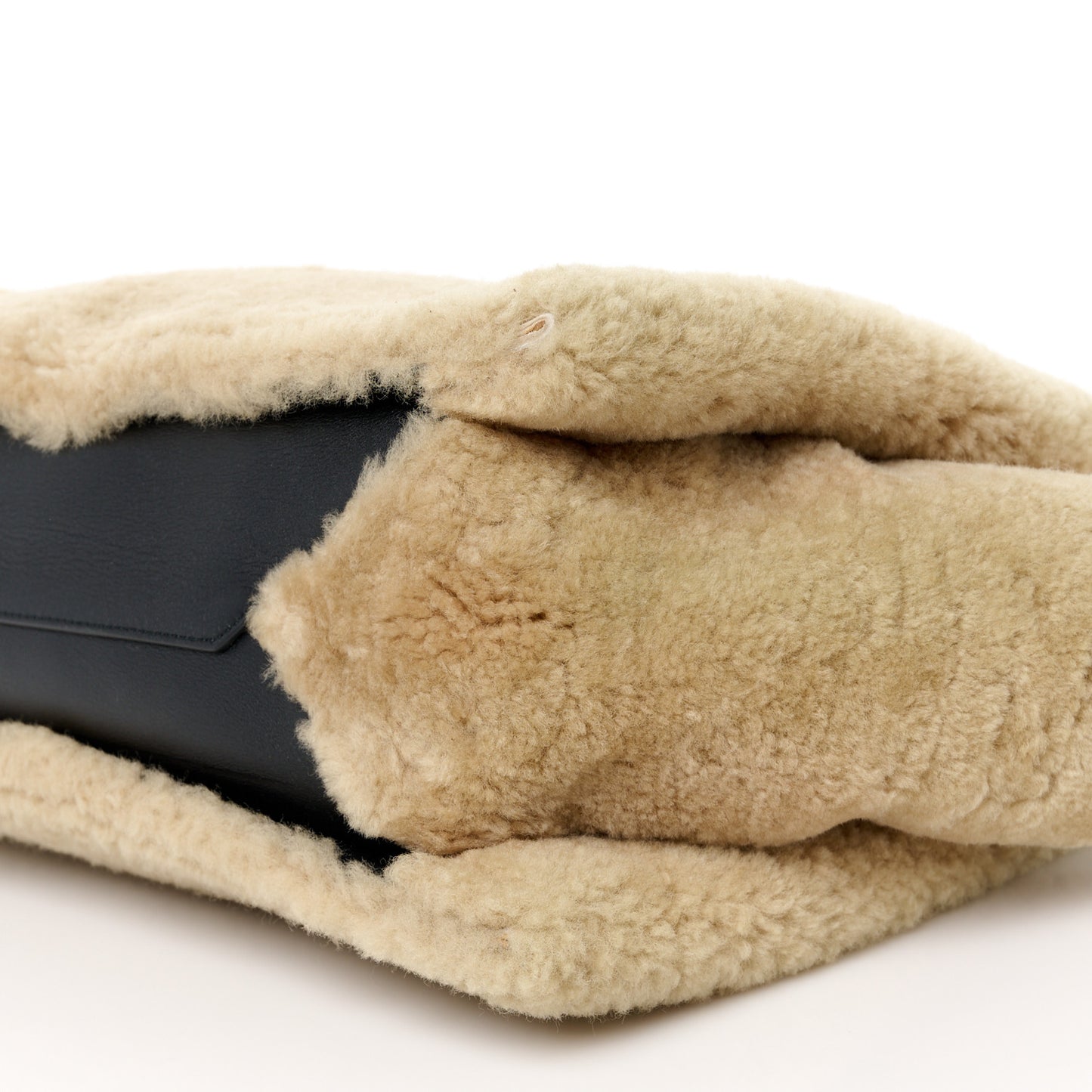 Shearling Cabas Natural Tan