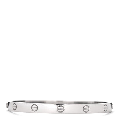 Cartier 18K White Gold LOVE Bracelet 19 3 of 4
