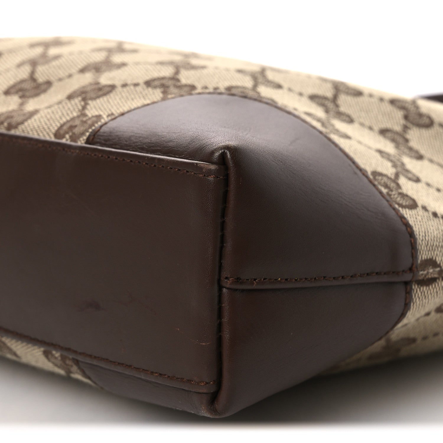 Gucci Monogram Hobo Dark Brown 9 of 14
