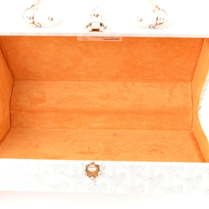 Goyard Goyardine Grand Hotel Trunk White 5 of 10