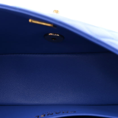 Chanel Lambskin Quilted Mini Hollywood Charms Rectangular Flap Blue 5 of 12