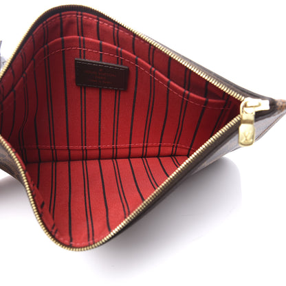 Louis Vuitton Damier Ebene Neverfull MM GM Pochette 4 of 8