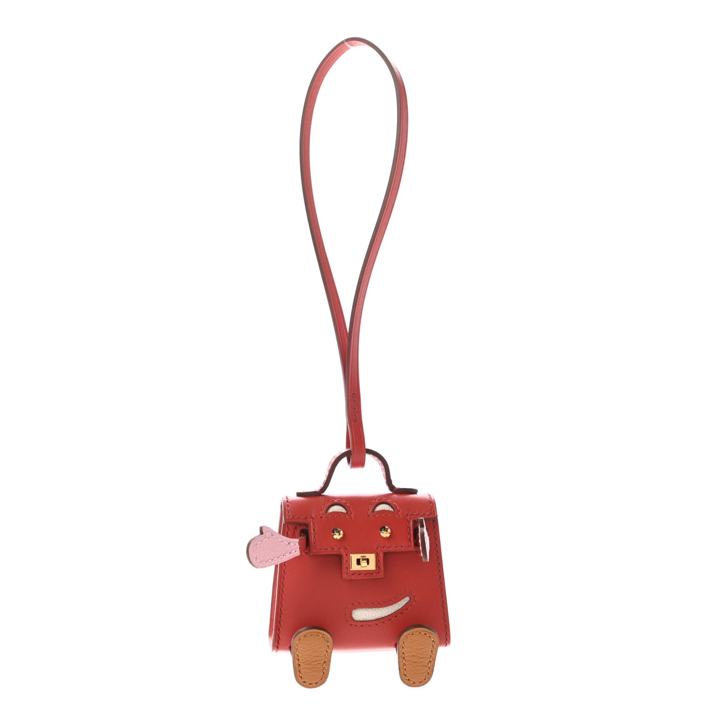 Tadelakt Chevre Mysore Kelly Quelle Idole Bag Charm Rose Sakura Sanguine Nata Sesame