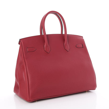 Hermes Togo Birkin 35 Rouge Grenat 4 of 36