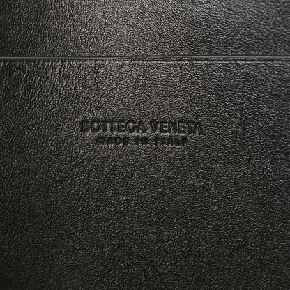 Bottega Veneta Nappa Maxi Intrecciato Large Cassette Flat Zip Pouch Black 6 of 9