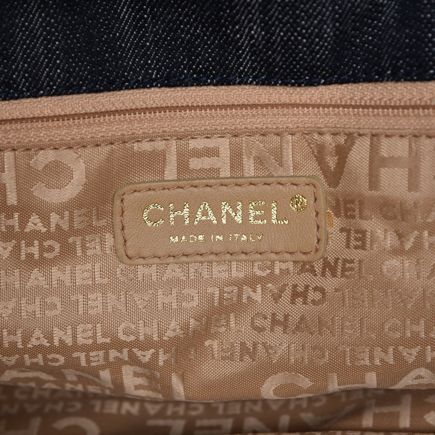 Chanel Denim XL Coco Cabas Tote Dark Blue 7 of 8