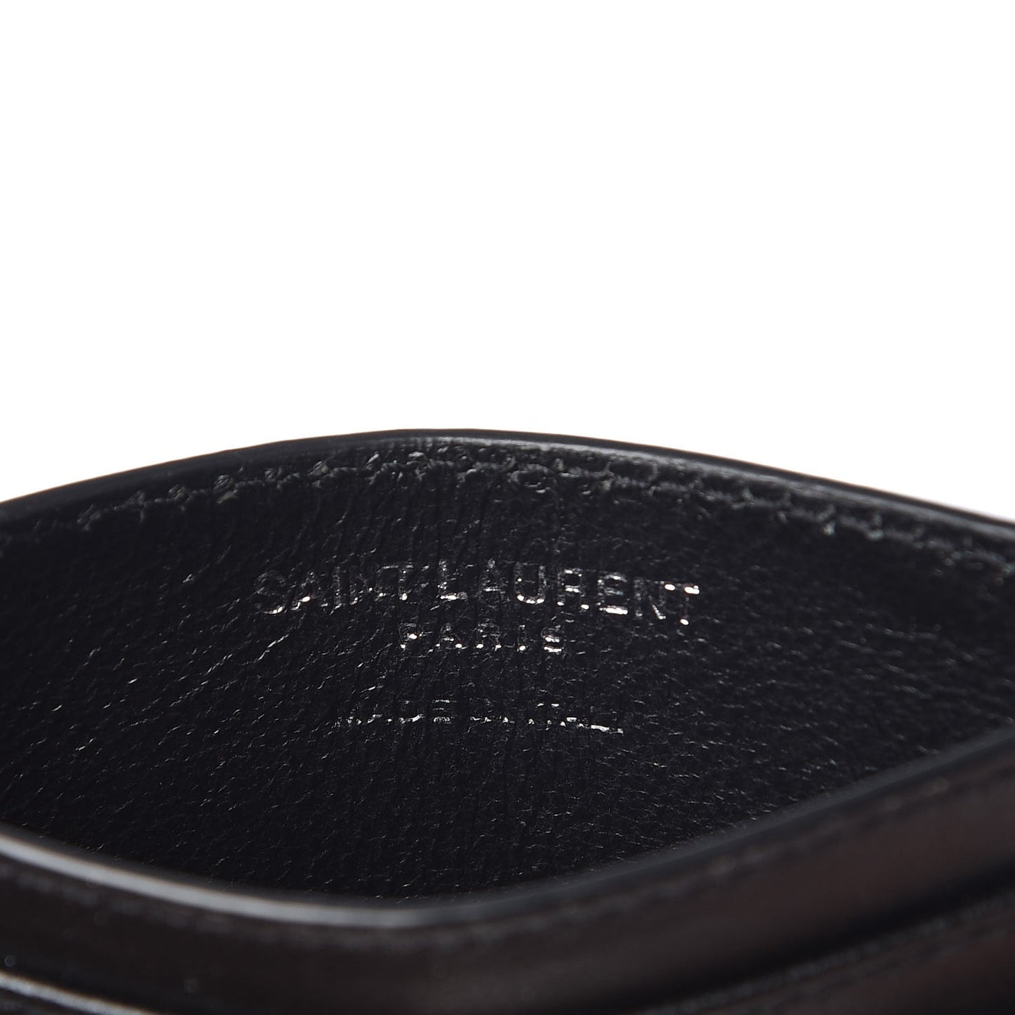 Calfskin Y Quilted Monogram LouLou Credit Card Case Black