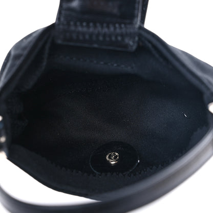 Fendi Canvas Mini Half Moon Baguette Black 4 of 5