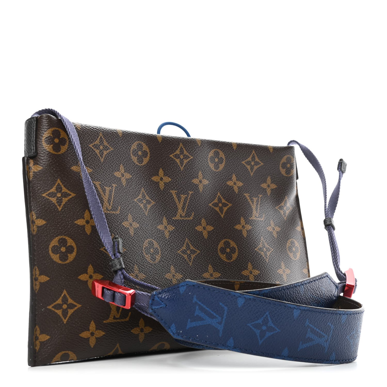 Louis Vuitton Monogram Small Outdoor Pouch Pacific Blue 2 of 4