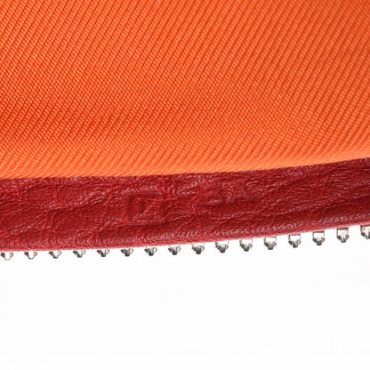 Hermes Buffle Brides de Gala Silky Pop Shopper Tote Rouge Garance 14 of 14