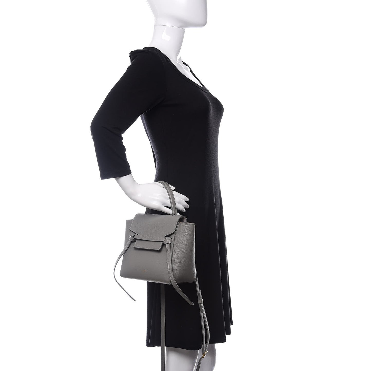 Grained Calfskin Nano Belt Bag Cloud