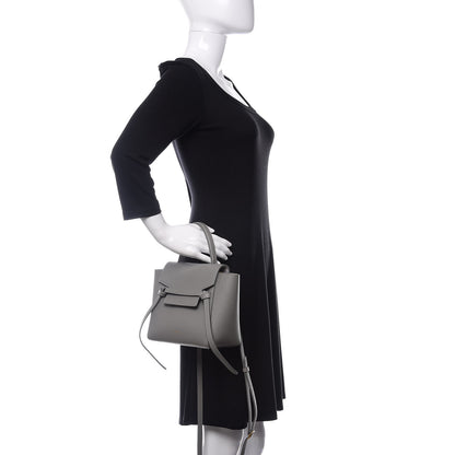 Celine Grained Calfskin Nano Belt Bag Cloud 3 of 12