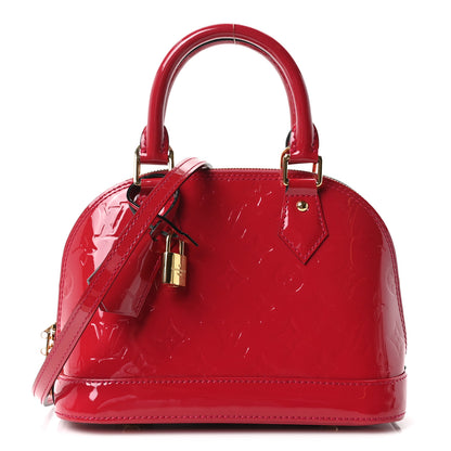 Louis Vuitton Vernis Alma BB Cherry 1 of 9