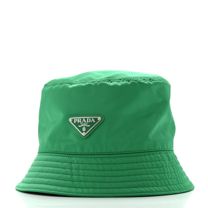 Prada Re-Nylon Triangle Womens Bucket Hat M Menta 1 of 10