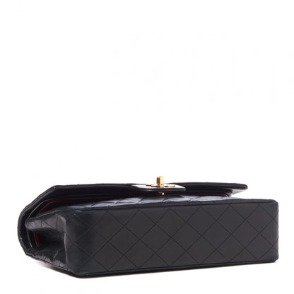 Chanel Lambskin Quilted Medium Double Flap Black 3 of 9