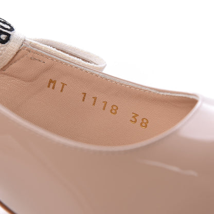 Christian Dior Patent Ribbon J'Adior Slingback 65mm Pumps 38 Nude 7 of 11