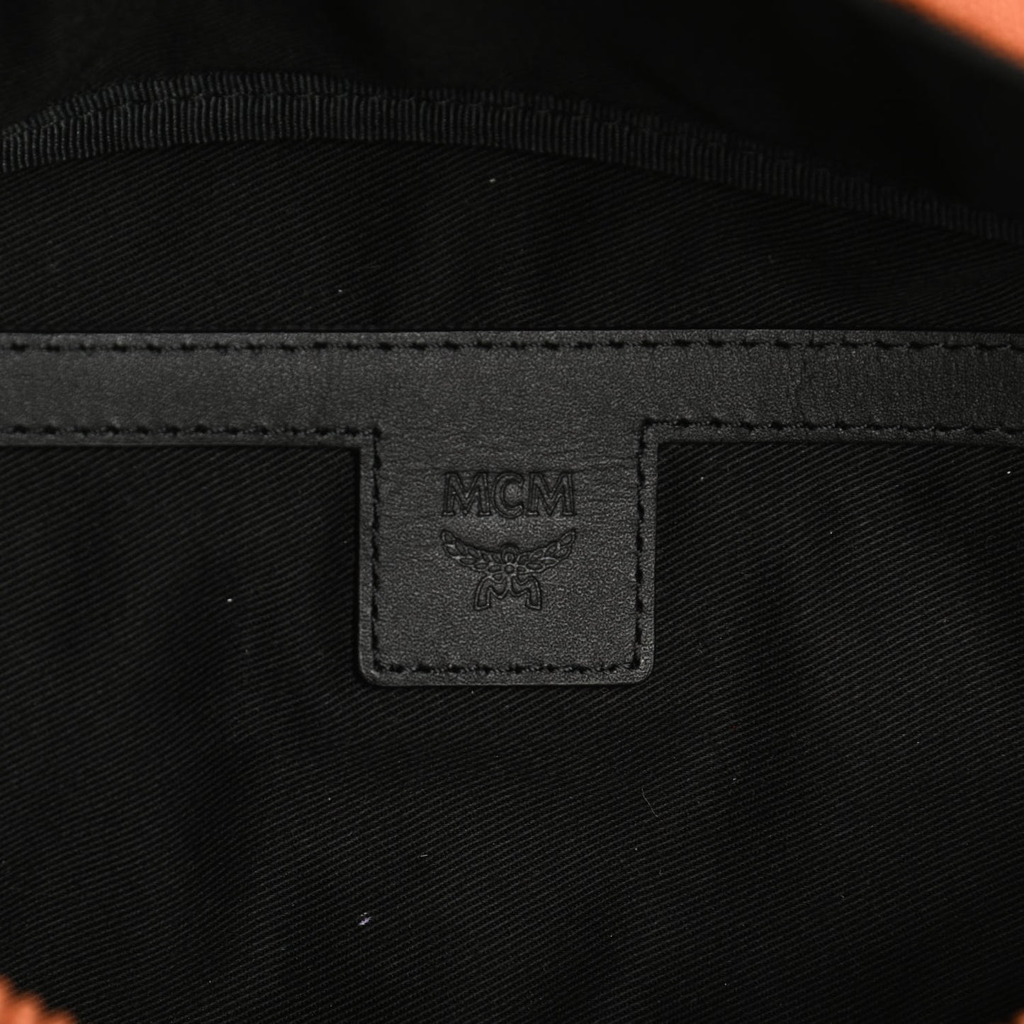 Visetos Small Fusten Belt Bag Black Cognac