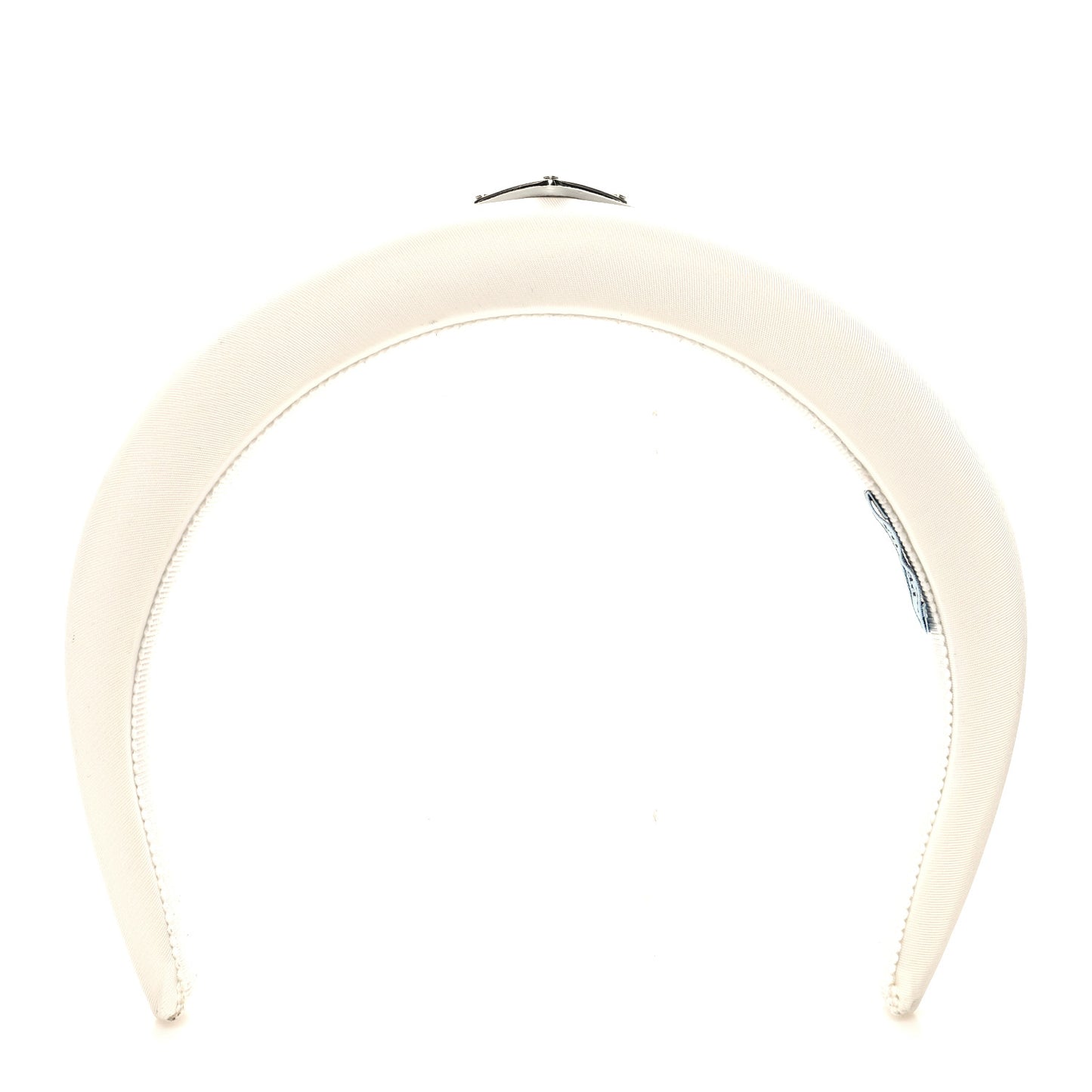 Re-Nylon Triangle Logo Headband White