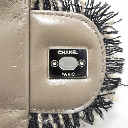 Chanel Lambskin Tweedy Flap Taupe 9 of 9
