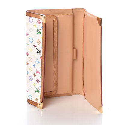 Louis Vuitton Monogram Multicolor Porte Tresor International Wallet White 5 of 7
